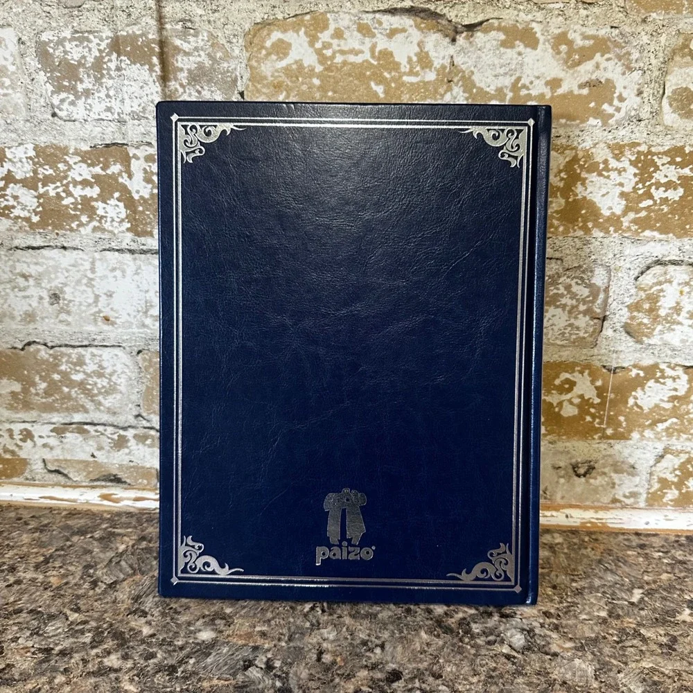 Paizo Pathfinder Lost Omens Tian Xia World Guide Special Ed Blue Faux Leather